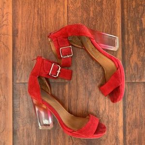 Jeffrey Campbell Soirée Red Heels sz 7.5